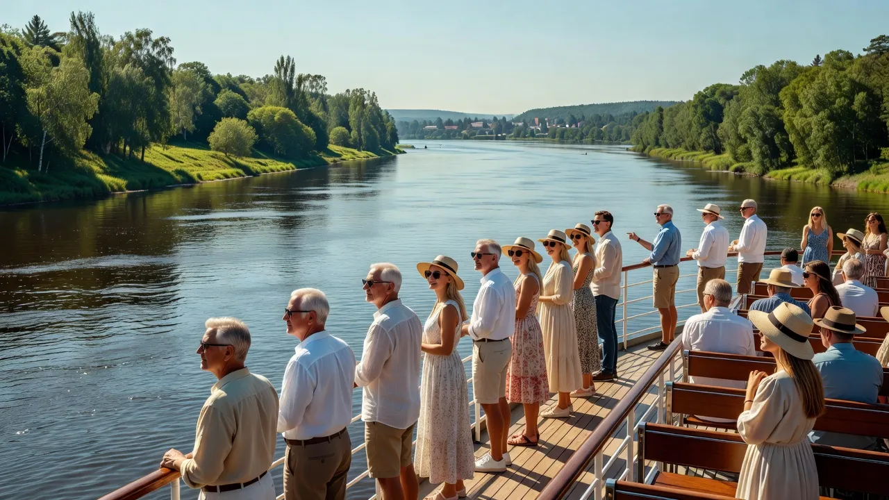 Volga et toits de ville