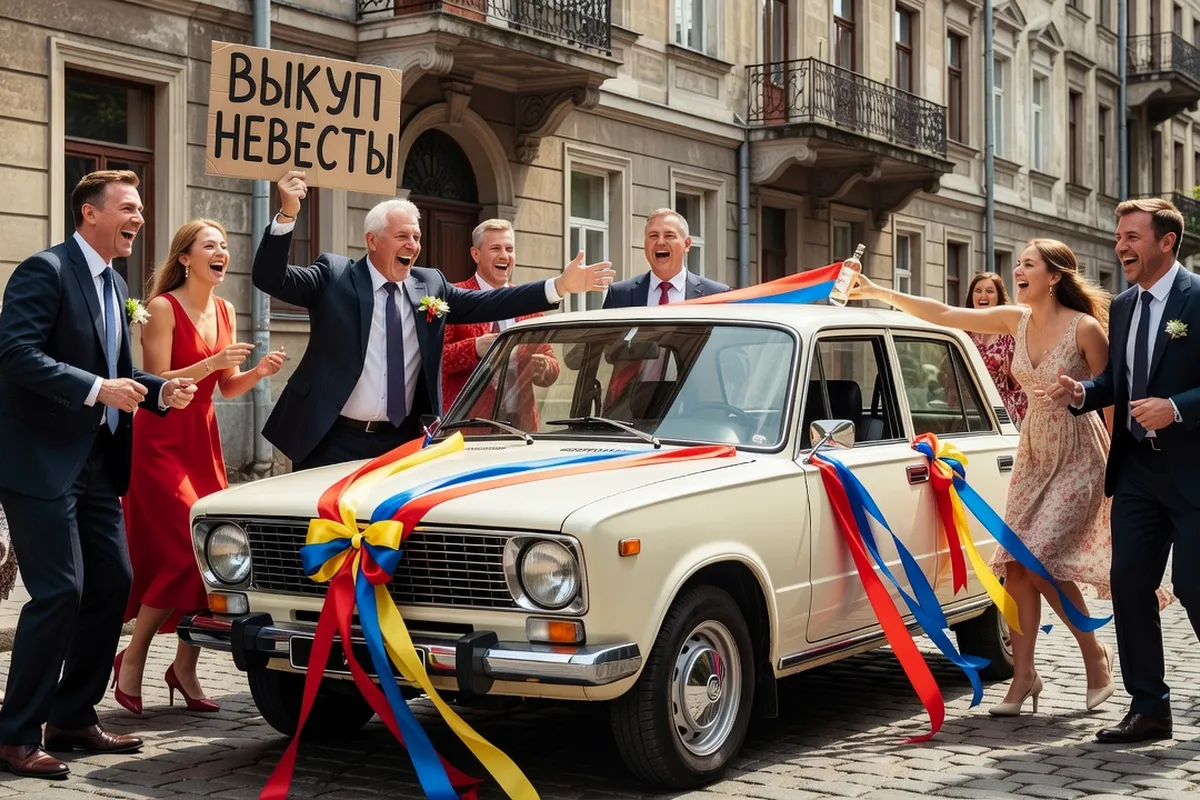 Couronnes nuptiales tenues au-dessus des mariés pendant la bénédiction orthodoxe russe